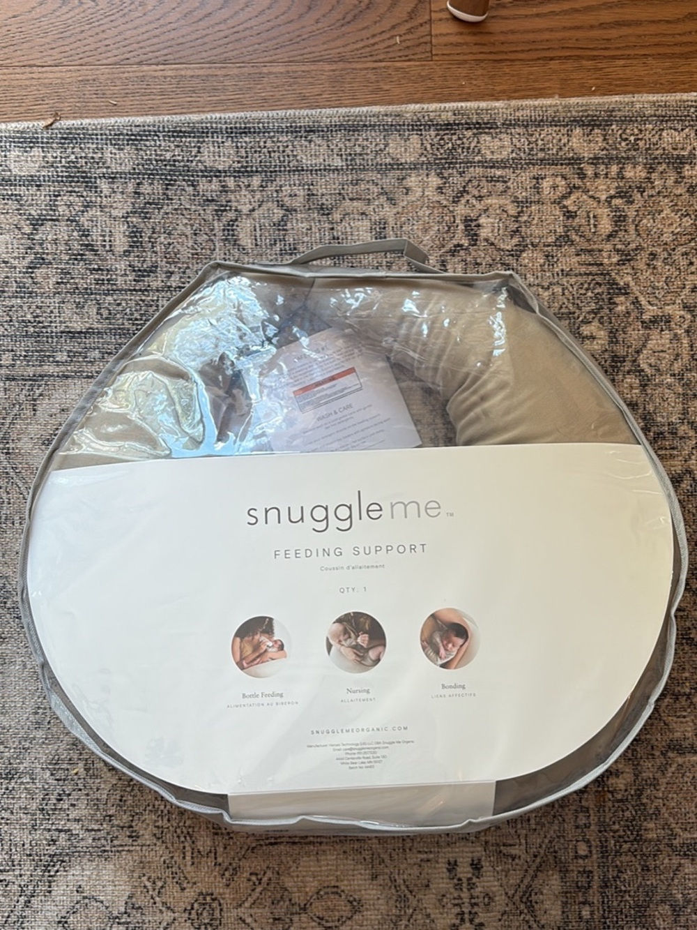 Snuggle Me Feeding Support Pillow - Birch